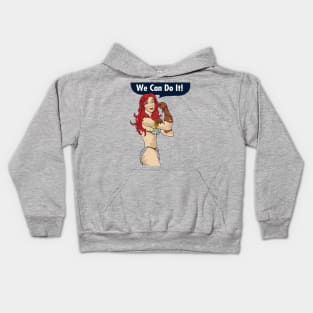 Red Sonja can do it Kids Hoodie